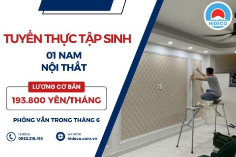 H1532 TUYỂN 1 NAM TTS NỘI THẤT