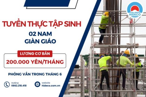 H1551 TUYỂN 2 NAM TTS GIÀN GIÁO