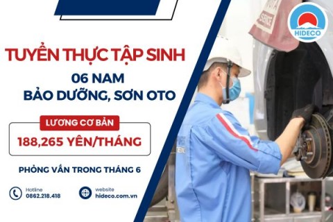 H1548 TUYỂN 6 NAM TTS BẢO DƯỠNG, SƠN OTO