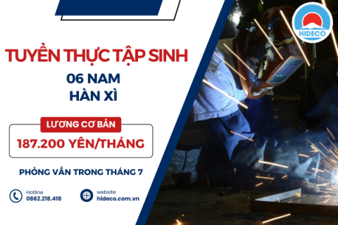  H1616 TUYỂN 6 NAM TTS HÀN XÌ