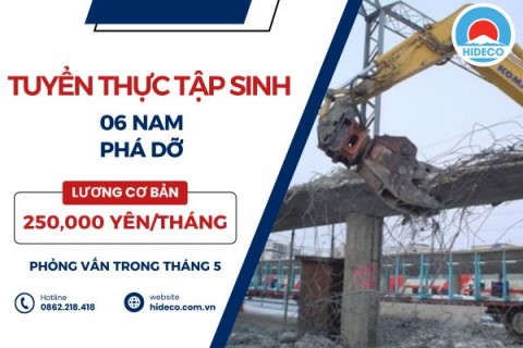 H1526 TUYỂN 06 NAM TTS PHÁ DỠ