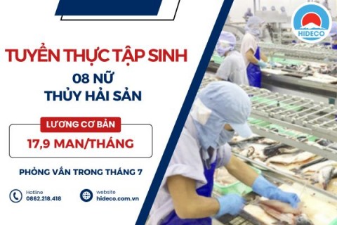 H1604 TUYỂN 8 NỮ TTS THỦY HẢI SẢN