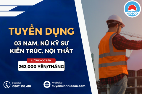 TUYỂN 5 NAM KỸ SƯ KIẾN TRÚC, XÂY DỰNG