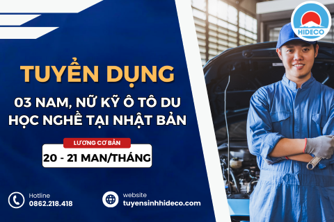 TUYỂN 05 NAM KỸ SƯ Ô TÔ