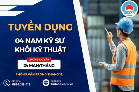HD5101 TUYỂN 04 NAM KHỐI NGÀNH KỸ THUẬT