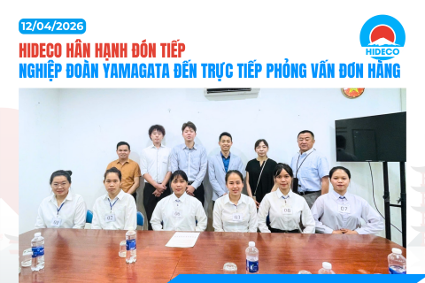 HÂN HẠNH ĐÓN TIẾP NGHIỆP ĐOÀN YAMAGATA ĐẾN TRỰC TIẾP PHỎNG VẤN ĐƠN HÀNG THỰC TẬP SINH