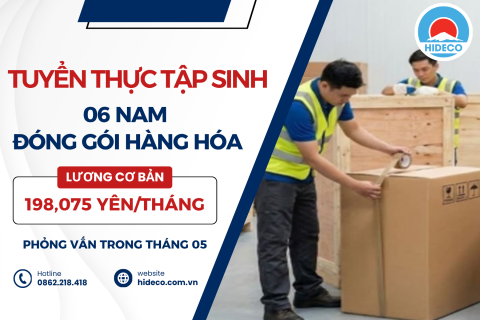 H1530 TUYỂN 6 NAM TTS ĐÓNG GÓI HÀNG HÓA