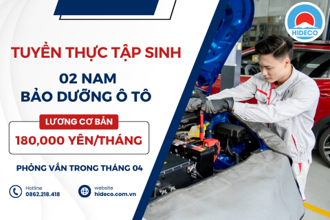 H1493 TUYỂN 2 NAM TTS BẢO DƯỠNG, SƠN OTO