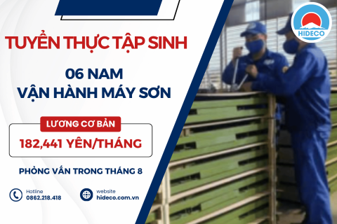 H1690 TUYỂN 06 NAM TTS VẬN HÀNH MÁY SƠN