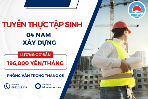 H1501 TUYỂN 4 NAM TTS XÂY DỰNG