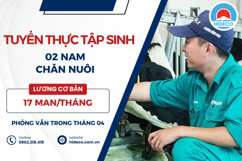 H1461 TUYỂN 2 NAM TTS CHĂN NUÔI