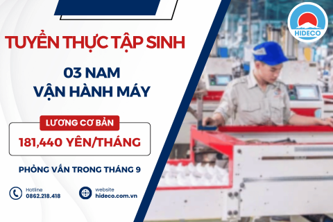 H1731 TUYỂN 03 NAM TTS VẬN HÀNH MÁY