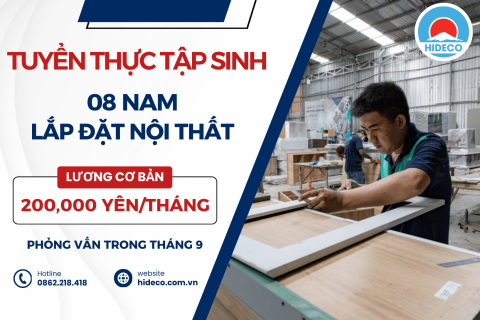 H1710 TUYỂN 08 NAM TTS LẮP ĐẶT NỘI THẤT