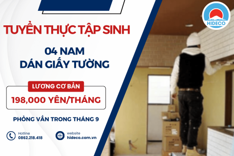 H1727 TUYỂN 04 NAM TTS DÁN DÂY TƯỜNG 