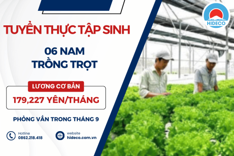 H1746 TUYỂN 06 NAM TTS NÔNG NGHIỆP