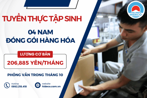 H1773 TUYỂN 04 NAM TTS ĐÓNG GÓI HÀNG HÓA