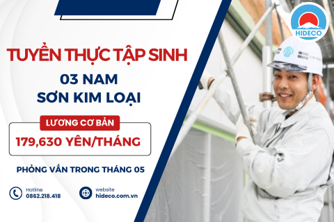 H1499 TUYỂN 3 NAM TTS SƠN KIM LOẠI