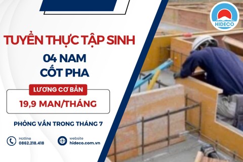 H1624 TUYỂN 4 NAM TTS CỐP PHA