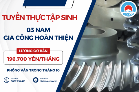 H1782 TUYỂN 03 NAM TTS GIA CÔNG HOÀN THIỆN