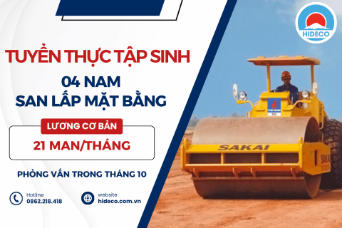 H1815 TUYỂN 04 NAM TTS SAN LẤP MẶT BẰNG