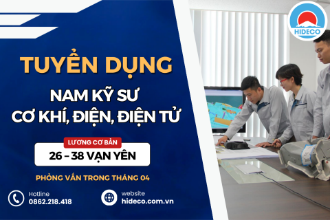 [ĐƠN TUYỂN FREE PHÍ] TUYỂN KỸ SƯ CƠ KHÍ, ĐIỆN, ĐIỆN TỬ,...