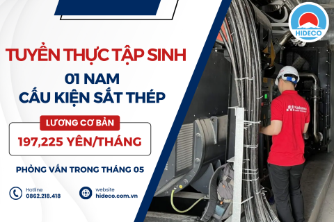 H1514 TUYỂN 1 NAM TTS CẤU KIỆN SẮT THÉP