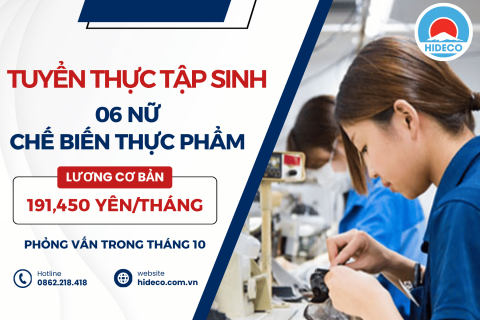 H1788 TUYỂN 06 NỮ TTS MAY QUẦN ÁO
