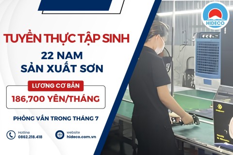 H1633 TUYỂN 22 NAM TTS SẢN XUẤT SƠN
