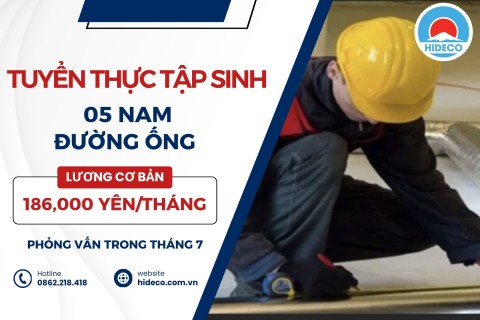 H1634 TUYỂN 5 NAM TTS ĐƯỜNG ỐNG
