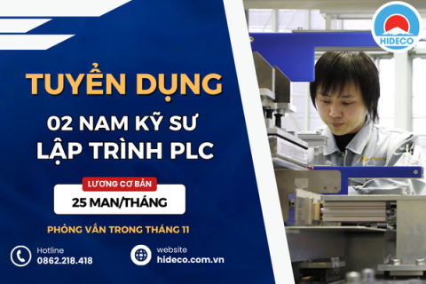 TUYỂN 02 NAM KỸ SƯ LẬP TRÌNH PLC LÀM VIỆC TẠI NHẬT BẢN