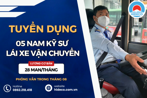 HD4878 TUYỂN 05 NAM KỸ SƯ LÁI XE TẢI TẠI NHẬT BẢN