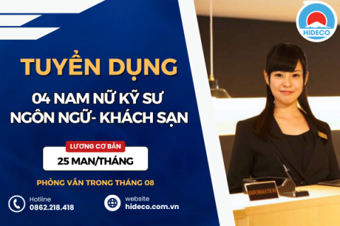 HD4880 TUYỂN 04 NAM NỮ KỸ SƯ KINH TẾ - NGÔN NGỮ - THƯƠNG MẠI