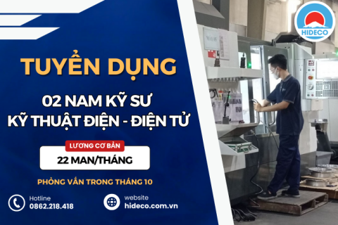 HD5003 TUYỂN 02 NAM KỸ SƯ KỸ THUẬT ĐIỆN - ĐIỆN TỬ