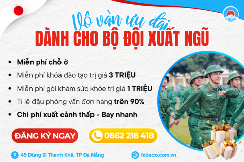 Xuất khẩu lao động Nhật Bản - Sự lựa chọn tốt nhất dành cho bộ đội xuất ngũ