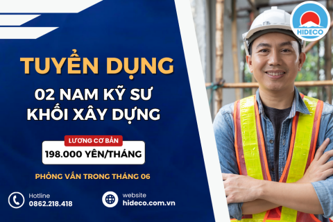 HD4690 TUYỂN 02 NAM KỸ SƯ XÂY DỰNG CÔNG TRÌNH