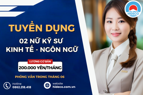 HD4707 TUYỂN 02 NỮ KỸ SƯ NGÔN NGỮ - KINH TẾ - SENMON