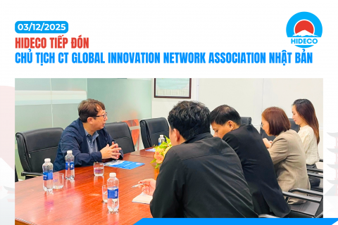 HIDECO ĐÓN TIẾP CHỦ TỊCH CÔNG TY GLOBAL INNOVATION NETWORK ASSOCIATION