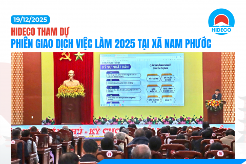 HIDECO THAM DỰ PHIÊN GIAO DỊCH VIỆC LÀM 2025 TẠI XÃ NAM PHƯỚC, ĐÀ NẴNG