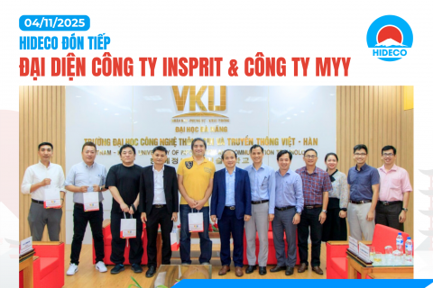 HIDECO ĐÓN TIẾP ĐẠI DIỆN CÔNG TY INSPRIT VÀ CÔNG TY MYY