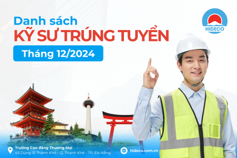 DANH SÁCH ỨNG VIÊN TRÚNG TUYỂN THÁNG 12/2024