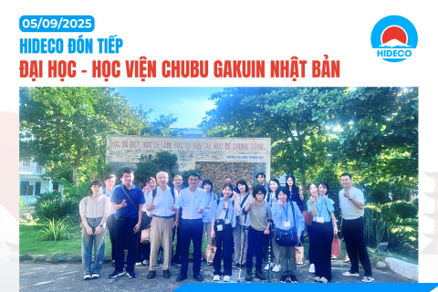 HIDECO ĐÓN TIẾP ĐOÀN ĐẠI BIỂU TỪ TRƯỜNG ĐẠI HỌC CHUBU GAKUIN (NHẬT BẢN) 