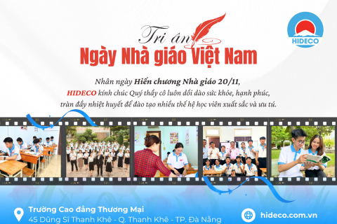 CHÚC MỪNG NGÀY NHÀ GIÁO VIỆT NAM 20/11 - RỘN RÀNG KHÔNG KHÍ NGÀY HIẾN CHƯƠNG TẠI HIDECO