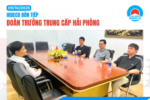 HIDECO ĐÓN TIẾP ĐOÀN TRƯỜNG TRUNG CẤP HẢI PHÒNG
