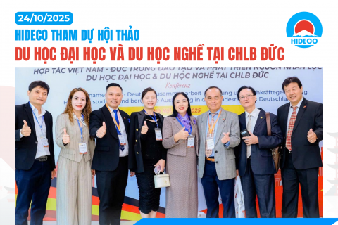 HIDECO THAM DỰ HỘI THẢO HỢP TÁC VIỆT NAM - ĐỨC TRONG ĐÀO TẠO VÀ PHÁT TRIỂN NGUỒN NHÂN LỰC