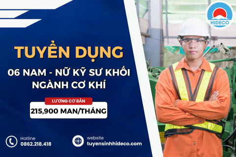 TUYỂN 06 NAM - NỮ KỸ SƯ KHỐI NGÀNH KINH TẾ 