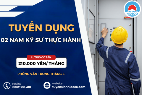 TUYỂN 2 NAM KỸ SƯ THỰC HÀNH LEVEL 5 LIÊN QUAN