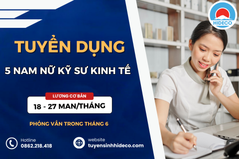 TUYỂN 5 NAM NỮ KỸ SƯ KINH TẾ