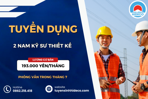 TUYỂN 02 NAM KỸ SƯ THIẾT KẾ