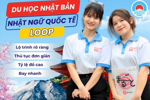 CÙNG HIDECO DU HỌC NHẬT BẢN TẠI TRƯỜNG NHẬT NGỮ QUỐC TẾ LOOP